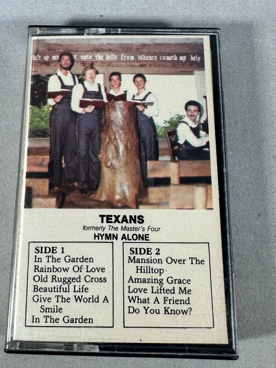 Texans Hymn Alone Cassette Tape 1983 Mercy Records Christian Gospel Music Album - Picture 1 of 4